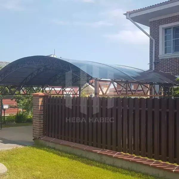 металлический арочный навес от производителя